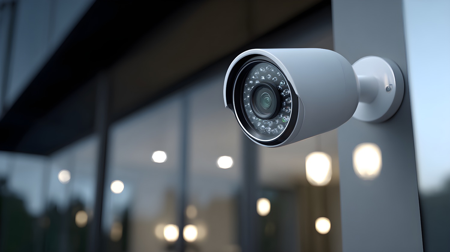 security camera monitoring building exterior for surveillance_72118298?timestamp=6825